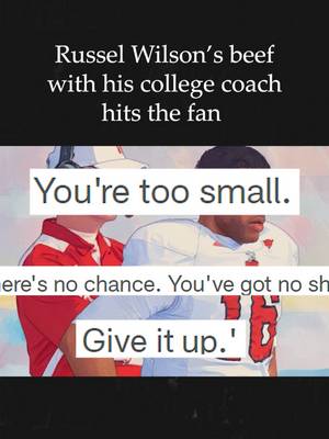Russell Wilson had beef with his college coach #russellwilson #sports #nfl #nflfootball #nflstories