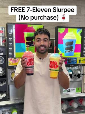 FREE 7-Eleven slurpee on 7/11 (no purchase) 🥤 #7eleven 