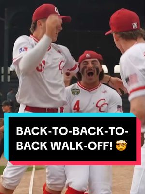BACK-TO-BACK-TO-BACK FOR THE WIN! 💥💥💥 - A-Mac made it a 1-run game - Cole tied it up - Andy wins it! #mlw #wiffle #wiffleball #baseball #majorleaguewiffle