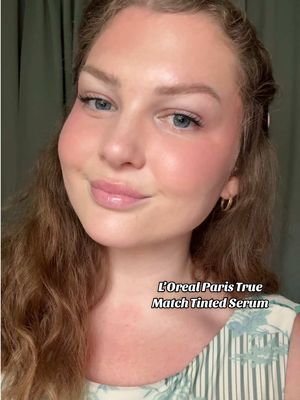 Just too good ❤️ Shade 0.5-2 L’Oreal Paris True Match Hyaluronic Tinted Serum! #LorealParisPartner #TrueMatch @L’Oréal Paris #tintedserum #affordablebeauty #skintint 