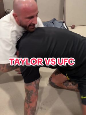 Taylor got in a wrestling match with UFC legend Alexander Volkanovski 😭 #bwtb #alexandervolkanovski 