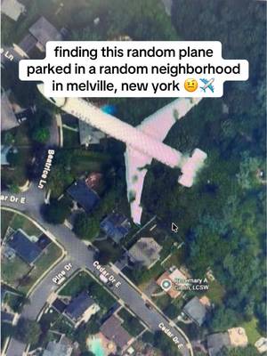 Google Map Finds🤨✈️🗺️ #googlemaps #googleearth #longisland #airplane #melville 