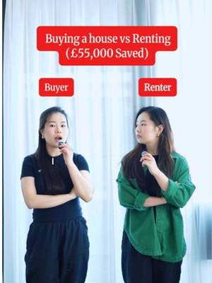 Should you buy or rent? 🏠 Not financial advice, assumptions are just for illustration and educational purpose. Always do your own research. When you invest, capital is at risk. #buyingahome #renting #PersonalFinance 