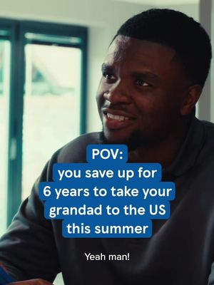 It took Jacob 6 years to save up for his grandad’s once-in-a-lifetime trip and now the day is here. 🏆 Catch it all on our IG now. @Michael Dapaah @jallmen 
