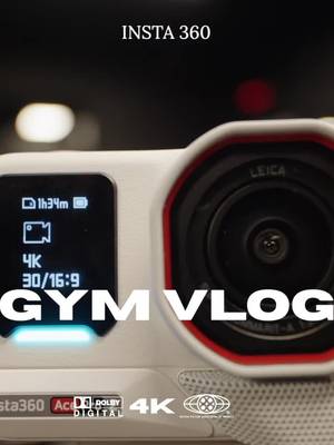 Gym vlog using the @insta360 official ace pro 2  #actioncamera #insta360 #acepro2 #GymTok 