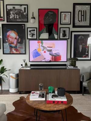 #ad Turned my gallery wall into an actual experience with the Amazon Ember Artline with Fire TV. The perfect TV that blends in with my gallery wall. @Amazon Fire TV #gallerywall #homedecor #lifestyletv #arttv 