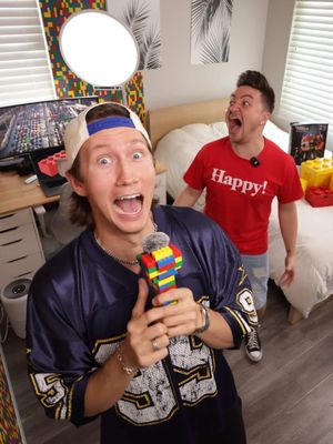 🧱DAY 11🧱 this was our BIGGEST day yet so I had to bring in my friend @Kurt Tocci to help out!!! This took 3 days, 52 glue sticks, and 25 hours of gluing 😭 FOLLOW FOR DAY 12! 🙌🏼🔥 #lego #legoroom 