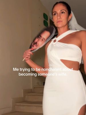 POV: It’s finally your turn and suddenly you forget how to act. #bride #engaged #bridesoftiktok 