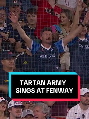 The Tartan Army took over Fenway Park 🤯 #WorldCup #Scotland #Baseball #MLB 