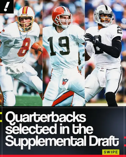 With Brendan Sorsby entering the NFL supplemental draft, it got us thinking about other past QBs that went the same route 👀 (SWIPE) #nfl #football #steveyoung #draft 