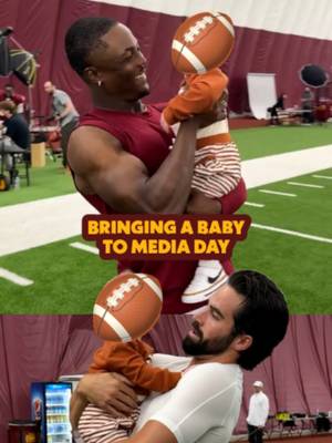 looking for a trusted adult #nfl #baby #football #commanders