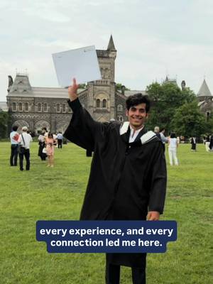 "Convocation is a reflection of everything this community made possible." – Yashvit, Life at U of T Storyteller with @UofTStudentLife   From stepping into the unknown as an international student to walking across the stage, Yashvit’s journey is what this community is all about.   Congrats to all #UofT grads on officially becoming @UofTAlumni! Drop your congrats below ⬇️ and keep an eye out for more of our grads. 