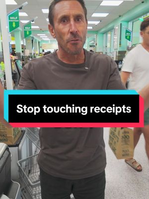 Stop touching receipts…