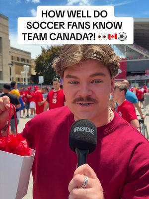 These Team Canada fans were LOCKED IN to win the luxury fragrance surprise...👀🇨🇦⚽️ @Azzaro @Armani beauty #ad 