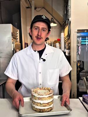 Hilly, Milk Bar’s R&D Manager, takes us behind the scenes of how we build our iconic cakes 🤩  Whole cakes and slices available in all bakeries + nationwide shipping at milkbrstore.com!