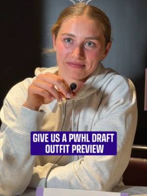 you'll just have to wait and see 👀 #pwhl #hockeyplayers #hockeytok #hockey #draft
