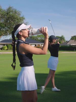 #gatoradepartner With long days filming & golfing these @Gatorade stainless steel bottles can keep up!