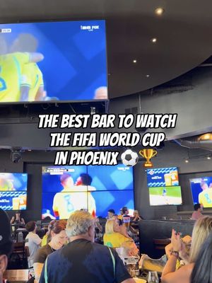 FIFA WATCH PARTY ⚽️🏆 World Soccer Cup Fans! I will be appearing this June and July at a bunch of Tom’s Watch Bar VIP Watch Parties along with my friends and here’s a tip from me. 🌟 Reserve your VIP seats below and enter my Promo Code (AZFOMO) at Check-out and receive 10% off your ticket. 🎟️ Come join me at Tom’s Watch Bar and experience a VIP World Soccer Cup Experience like no other that includes: ✅ No Waiting in Line 🏆 VIP Reserved Seating ⚽️ World Soccer Cup Swag Bag including Panini Album & Stickers 📺 360 Viewing & 100 Screens Don’t get FOMO! I look forward to seeing you at Tom’s Watch Bar in Downtown Phoenix (right across from the Chase Field & Mortgage Matchup Center) NOW until July 19th. Address: 3 S. 2nd St., Suite 117, Phoenix, AZ 85004 • #phoenixarizona #worldcup #watchparty #sportsbar #thingstodoinarizona 