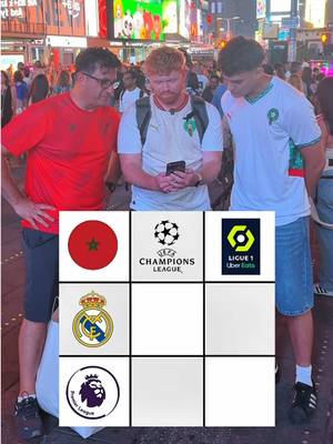 COMPLETE THE ⚽️ GRID‼️ - How many 🇲🇦 players did you guess correctly? ✅👀 #worldcup #morocco #moroccan #worldcup2026 #timessquare 