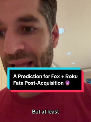 a wildly speculative #prediction for what could transpire following the acquisition of @Roku by FOX: over/under set to end of 2028(!)🔒⏱️  #mergersandacquisitions #tvads #metaads