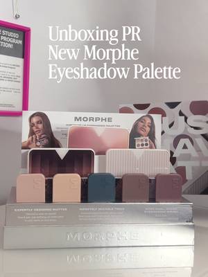 Which one is your favorite? 💙 All the New @Morphe Cosmetics Eyeshadow Palette PR Unboxing #newmakeup #morphe #eyeshadowpalette #eyeshadow #makeuphaul 