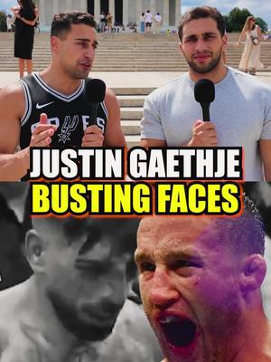 HOW HARD DOES JUSTIN GAETHJE HIT? 😳💀 #UFC #whitehouse #iliatopuria