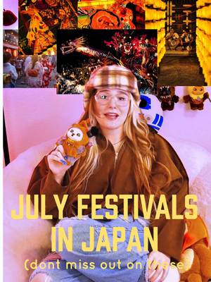 Replying to @Hồng khô mụt nắng 🌤️ July summer festivals in Japan you shouldn’t miss 😼🫶 Mitama Matsuri - July 13th to July 16th Gion Matsuri - July 17th (second parade July 24th) Tenjin Matsuri -July 24th and 25th Sumida River Fireworks Festival - Usually the last Saturday of July  #japantrip #matsuri #japantravel #japantraveltips #祭り 