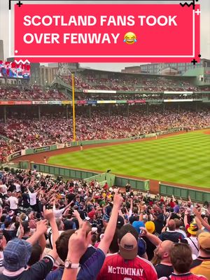 Scotland fans brought all the vibes to Fenway Park during their time in Boston for the #FIFAWorldCup. 😅  (via: @rsullivan1991) 