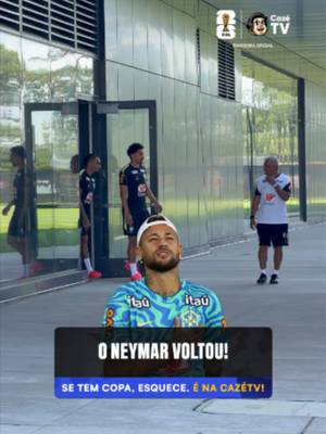 O HOMEM VOLTOU! O Neymar apareceu pela primeira vez para treinar em campo na Copa do Mundo! 🔥🔥 #CopaNaCazéTV #CoberturaCazéTV #cztv21 #Neymar #Brasil #cztv01