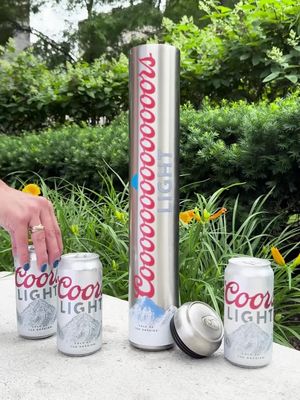 The Tallerboy fits three ice cold Coors Light cans so you can keep the celebration going. Get yours tomorrow at 12pm CT at shop.coorslight.com   125 Tallerboys available on shop.coorslight.com starting at 12:00pm CT on 6/18/26. Limit 1 per customer. While supplies last. #CooooorsLight #Tallerboy 