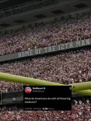 Who’s gonna tell ‘em? 🔥🏟️ #CFP #CollegeFootball #Stadiums #fifaworldcup 