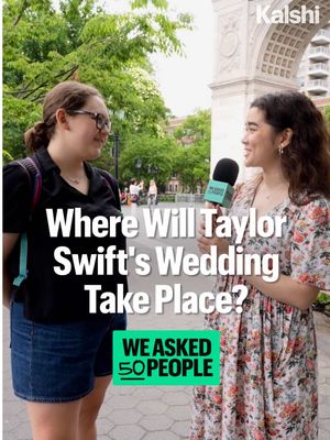 Will Taylor Swift get married in NYC?  We asked 50 New Yorkers what they thought.  Here is what they said: