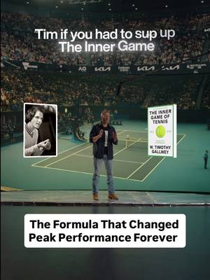 One formula changed how the world's greatest perform. P = p - i. Performance equals potential minus interference. Fifty years ago, Tim Gallwey wrote this single line on a single page. Random House thought it might sell a few thousand copies. It sold millions and became the number one bestselling sports psychology book of all time. The idea was simple. Your ceiling was never the problem. What you're capable of is already there. The only thing in the way is the interference you generate on top of it.  Remove it, and performance takes care of itself. That is the entire Inner Game. Watch the full Genius Talk on YouTube! Link in bio. A Genius Talk ft. @The Inner Game 