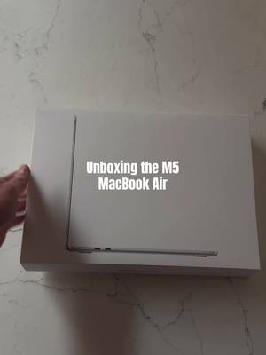 pov: you just picked up the m5 macbook air #apple #macbookair #asmr #techunboxing 