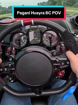 Ever wonder what it’s like to drive the Pagani Huayra Roadster BC? #pagani #cartok #pov #fyp 