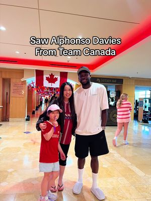 Just a regular FIFA day in Vancouver running into Team Canada star player he was very nice saying yes to us asking to take several pics with him!  #alphonsodavies #fifaworldcup #vancouverbc #teamcanada #worldcup2026 