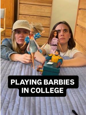 the drama is real. wanna chew them though @lydia #collegelife #barbie #toys #sketch #skit 