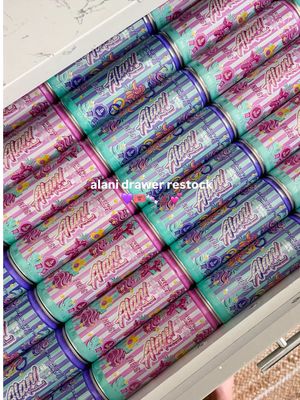 RESTOCKING THE DREAMIEST NEW FLAV 💜🌟🫧🎡 #alani #viral #restock #asmr 