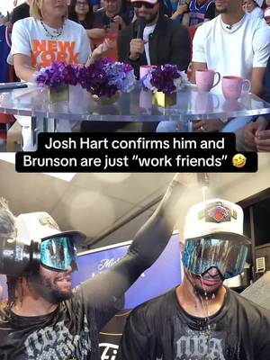 Funniest duo in the league tbh 😭 #nbamemes #knicks #joshhart #knicksmemes #basketball 