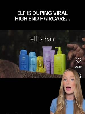 ELF has officially entered the affordable haircare space with some products that seem verryyy inspired by some of the most viral high end haircare products. So I wanted to compare the ingredients lists to see if my guesses were on the right track… Do you agree with the high products I feel like these are based on? LMK if you have a different idea for the shampoo & conditioner… and stay tuned for the deep dive comparisons on every single one!  #elfhaircare #elf #elfhair 