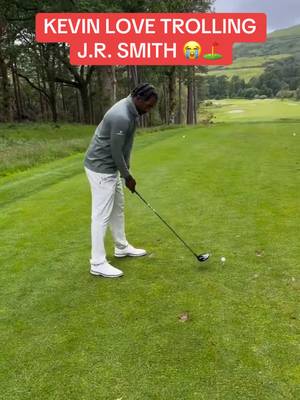 Got that CAVS bond still 🏀🤝 #cavs #jrsmith #kevinlove #golfing #NBA