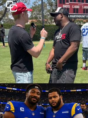 NFL Players React to Aaron Donald Returning 😳🔥 #nfl #rams #losangeles #footballtiktok #fyp 