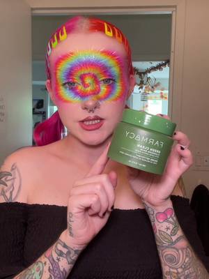 let’s see if this look stained me 😍 using @Farmacy Beauty green clean cleansing balm! 