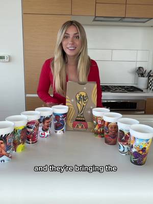 #AD #McDonaldsPartner I’ve partnered with @McDonald’s to check out their FIFA World Cup™ Meals ⚽️ You get a collectible cup with every meal and there are 9 to collect 👀 Which one would you want?? @FIFA World Cup 