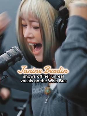 no one is doing it quite like @not janine berdin 🧡 #JanineBerdin #LiveMusic #Wish1075 #WishBus
