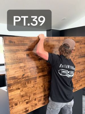 PT.39 Kitchen countertops #DIY #customhome #customhome #butcherblock #kitchen 