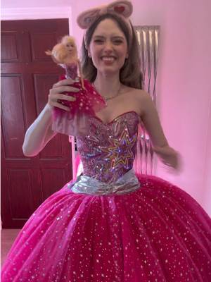 Flashback to my Barbie Fashion Fairytale transformation dress 🤩💖 #barbie #barbiefashionfariytale #sewing #DIY #fashion 