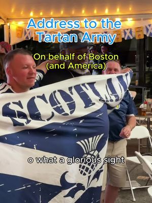 Boston loves you Tartan Army 💛 #boston #tartanarmy 