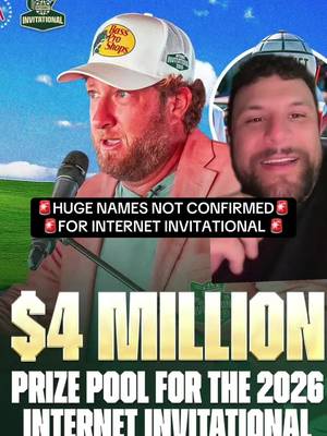 HUGE names yet to be confirmed for this years Internet invitational…  Follow for more  #tiktok #fyp #golf #youtube #news   