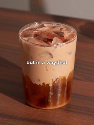 Snickers Iced Coffee 🤎☕️ Recipe 👇🏽 Save this recipe for later (it’s a keeper :D) Recipe: - make some cold brew (You can also brew filter coffee over ice/ make an iced americano; I used the @brezicoffee cold coffee maker *non paid promo*) - if your cold brew is ready make your cold foam: * 3 oz oat cuisine / heavy cream  * 1 tsp of peanut butter  * 2 tsp of date caramel (soak 7-9 dates in 4 oz/ 120 ml of hot water ~for 5 min, blend until smooth) * unsweetened cocoa powder (1 tsp) * 2 oz of your milk of choice  - blend till creamy (a bit tricky to break up the pb junk) - pour your cold brew over ice - add the peanut chocolate cold foam on top - optionally dust with even more cocoa powder That’s it. Enjoy!  #icedcoffee #icedlatte #homebarista 